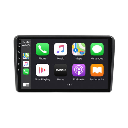 Navigatie voor Audi A3 met 9 inch scherm | Carplay | Android Auto | DAB | Bluetooth | 64 GB