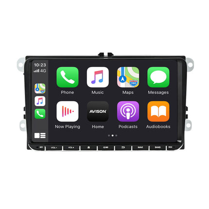 Navigatie voor VW Seat & Skoda 9" | Carplay Wireless | Android Auto | DAB+ | Android | 64 GB