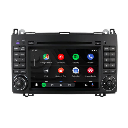 Navigatie voor Mercedes 7" | Carplay | Android | DAB | Bluetooth | 64GB