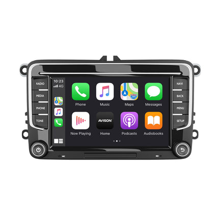 Navigatie voor VW Seat & Skoda 7" | CarPlay | Android Auto | DAB | 4 Core | 32GB