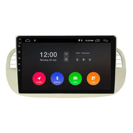 Autoradio Navigatie voor Fiat 500 | Carplay | Android | DAB | Bluetooth | Meer opties