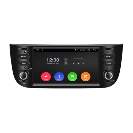 Autoradio Navigatie voor Fiat Punto Evo | Carplay | Android | DAB | Bluetooth | Meer opties