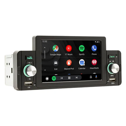 1 DIN 5" Autostereo met CarPlay en Android Auto